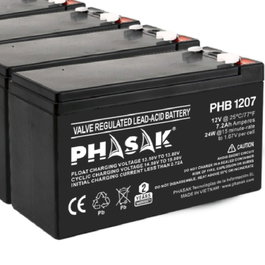Phasak PHB 1207 Batería 12V 7.2Ah